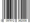 Barcode Image for UPC code 0097612362008