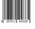 Barcode Image for UPC code 0097612400335