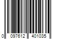 Barcode Image for UPC code 0097612401035