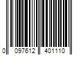 Barcode Image for UPC code 0097612401110