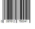 Barcode Image for UPC code 0097612750041