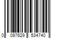 Barcode Image for UPC code 0097629534740