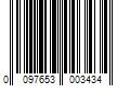 Barcode Image for UPC code 0097653003434