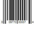 Barcode Image for UPC code 009770000074