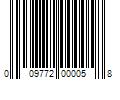 Barcode Image for UPC code 009772000058