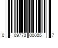 Barcode Image for UPC code 009773000057