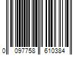 Barcode Image for UPC code 0097758610384