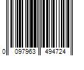 Barcode Image for UPC code 0097963494724