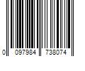 Barcode Image for UPC code 0097984738074