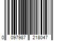 Barcode Image for UPC code 0097987218047