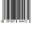 Barcode Image for UPC code 0097987494472