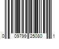 Barcode Image for UPC code 009799250801