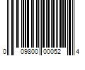 Barcode Image for UPC code 009800000524