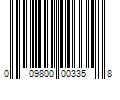 Barcode Image for UPC code 009800003358