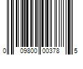 Barcode Image for UPC code 009800003785