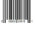 Barcode Image for UPC code 009800006151. Product Name: 