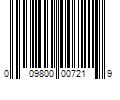 Barcode Image for UPC code 009800007219