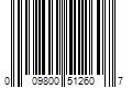 Barcode Image for UPC code 009800512607