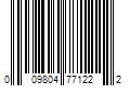 Barcode Image for UPC code 009804771222