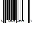 Barcode Image for UPC code 009807475783