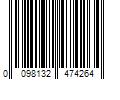 Barcode Image for UPC code 0098132474264