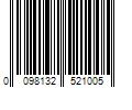 Barcode Image for UPC code 0098132521005