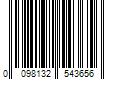 Barcode Image for UPC code 0098132543656