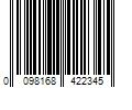 Barcode Image for UPC code 0098168422345