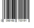 Barcode Image for UPC code 0098168700191