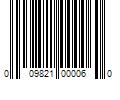 Barcode Image for UPC code 009821000060