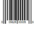 Barcode Image for UPC code 009826000058