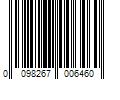 Barcode Image for UPC code 0098267006460