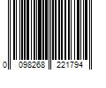 Barcode Image for UPC code 0098268221794