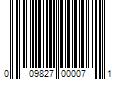 Barcode Image for UPC code 009827000071