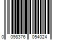 Barcode Image for UPC code 0098376054024