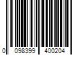 Barcode Image for UPC code 0098399400204