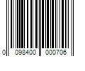 Barcode Image for UPC code 0098400000706