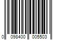 Barcode Image for UPC code 0098400005503