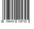 Barcode Image for UPC code 0098400005725