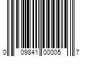 Barcode Image for UPC code 009841000057