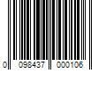 Barcode Image for UPC code 0098437000106