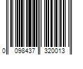 Barcode Image for UPC code 0098437320013