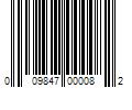 Barcode Image for UPC code 009847000082