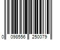 Barcode Image for UPC code 0098556250079