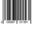 Barcode Image for UPC code 0098567001561