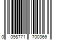 Barcode Image for UPC code 0098771700366