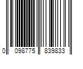 Barcode Image for UPC code 0098775839833