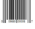 Barcode Image for UPC code 009880000087