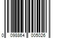 Barcode Image for UPC code 0098864005026