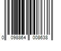 Barcode Image for UPC code 0098864008638